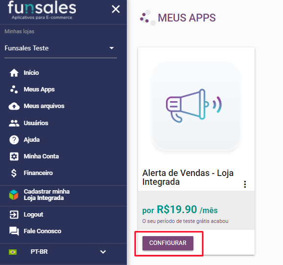Como-configurar-aplicativo-alerta-de-vendas-Loja-Integrada-Funsales-2